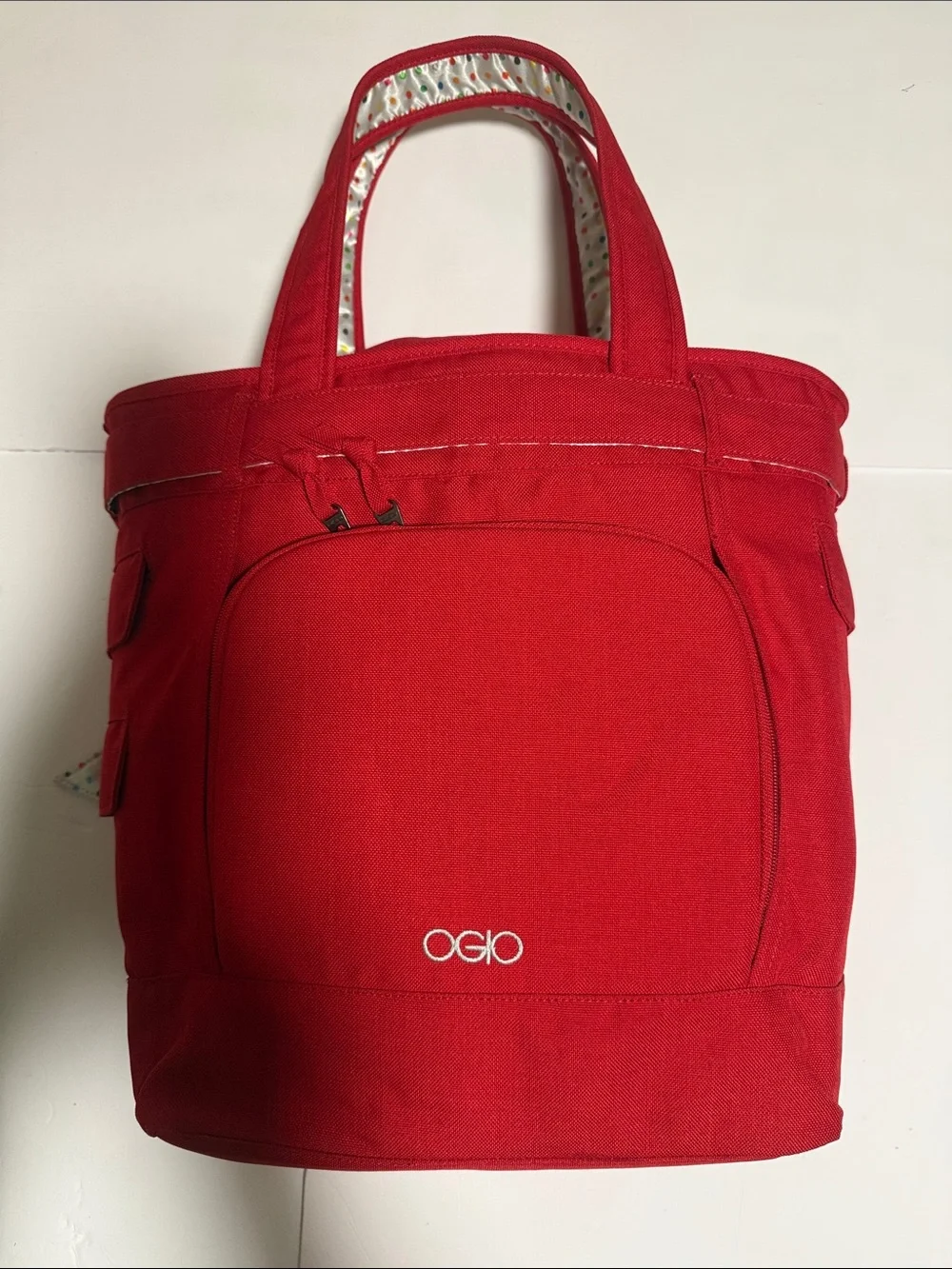 Vintage OGIO Women’s Laptop Tote / Business Bag – Red – Custom Embroidered